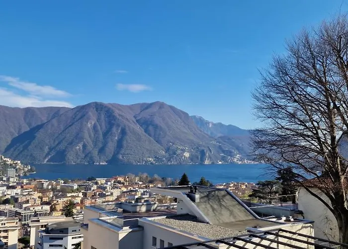 Lugano Lakeview Apartment Private Parking & Self Check-In